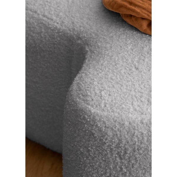 Sivi tabure od bouclé tkanine Miuf – Miuform-image-4
