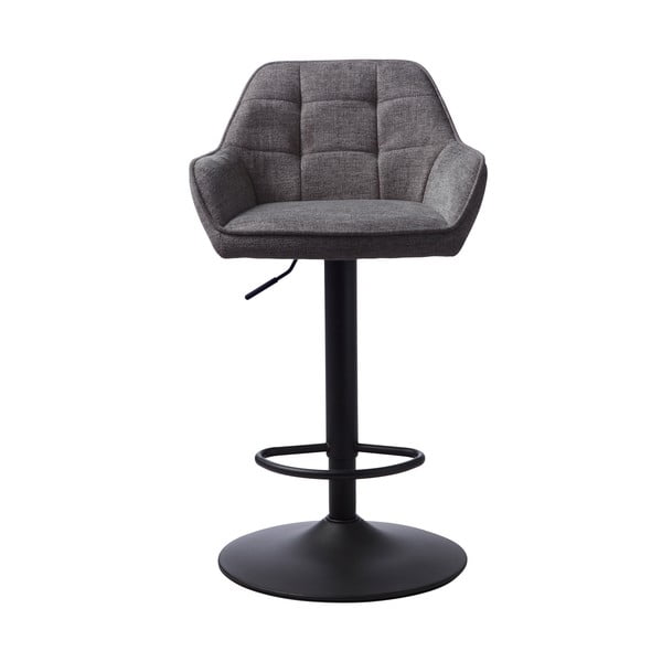 Tamno siva barska stolica podesive visine Nolan – Unique Furniture-image-1