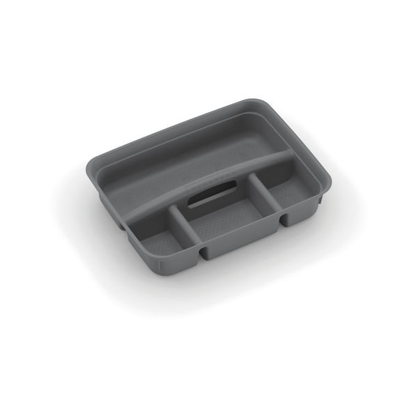 Siva plastična pregrada za kutiju za pohranu 35,5x26,5x8,5 cm K Latch Box – KIS