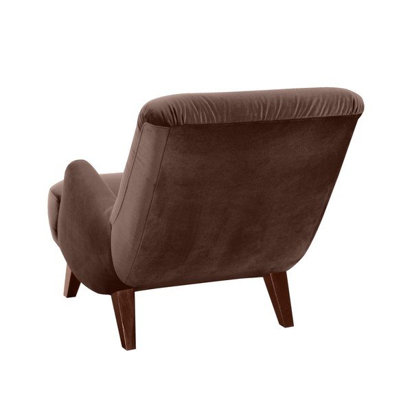Smeđa fotelja Win Winzer Brandford Suede-image-1