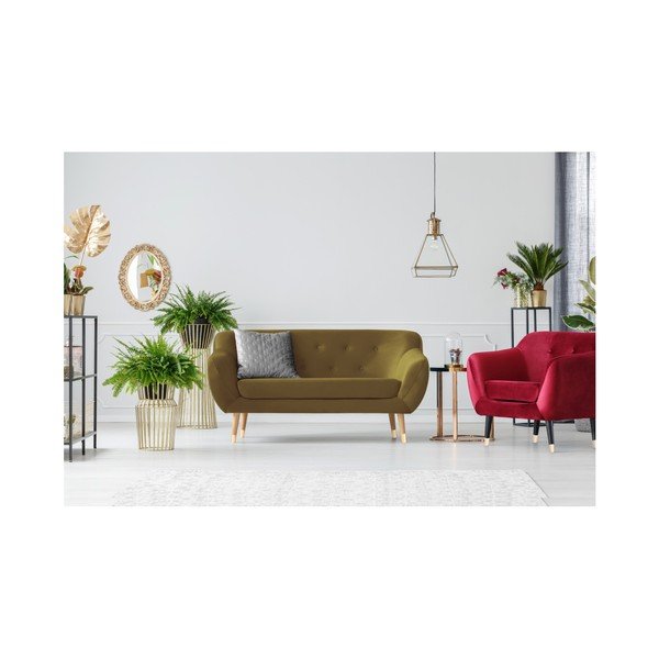 Dvosjed u zlatnoj boji Mazzini Sofas Amelie-image-3