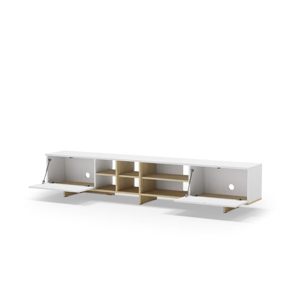 Bijela TV komoda 230x44 cm Cequoia – Marckeric-image-3