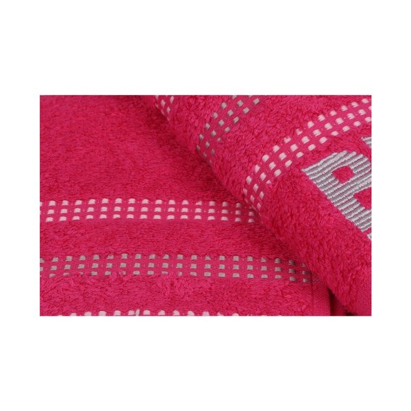 Set od 2 ručnika boje fuksije Beverly Hills Polo Club Stripes, 90 x 50 cm-image-3