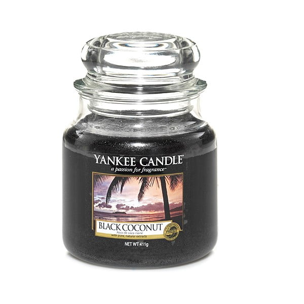 Mirisna svijeća vrijeme gorenja 65 h Black Coconut – Yankee Candle