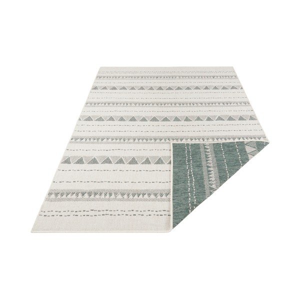 Vanjski zeleno-krem tepih NORTHRUGS Bahamas, 160 x 230 cm-image-2