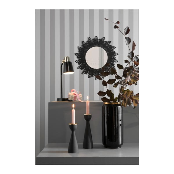 Crni svijećnjak sa zlatnim detaljem PT LIVING Nimble, visina 22,5 cm-image-1