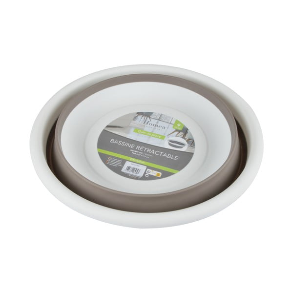 Svjetlo smeđi lavor 10 l – Homéa-image-2