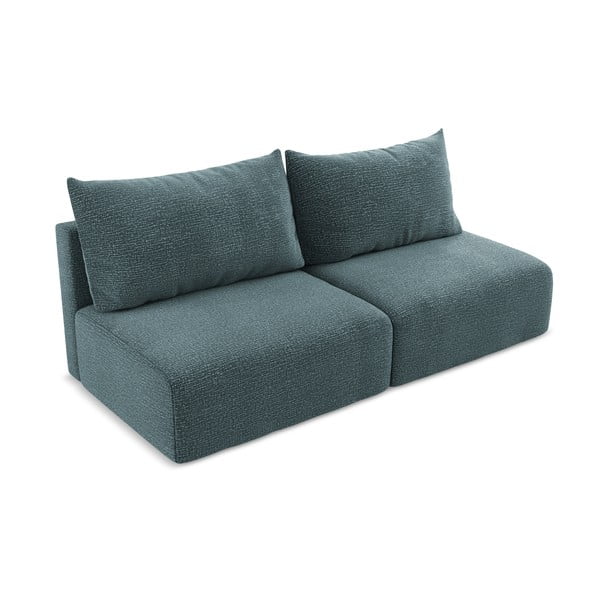 Tirkizna sklopiva/s prostorom za odlaganje sofa 216 cm Kalena – Makamii-image-2