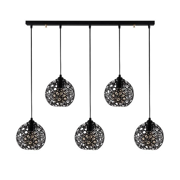 Crna viseća svjetiljka ø 17 cm Fellini – Opviq lights-image-3
