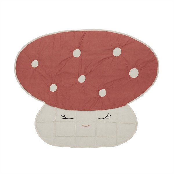 Crvena dječja podloga za igru 120x98 cm Mushroom – OYOY Mini