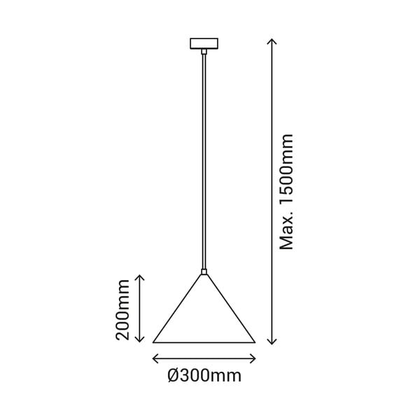 Zelena visilica SULION Vilma, visina 150 cm-image-4
