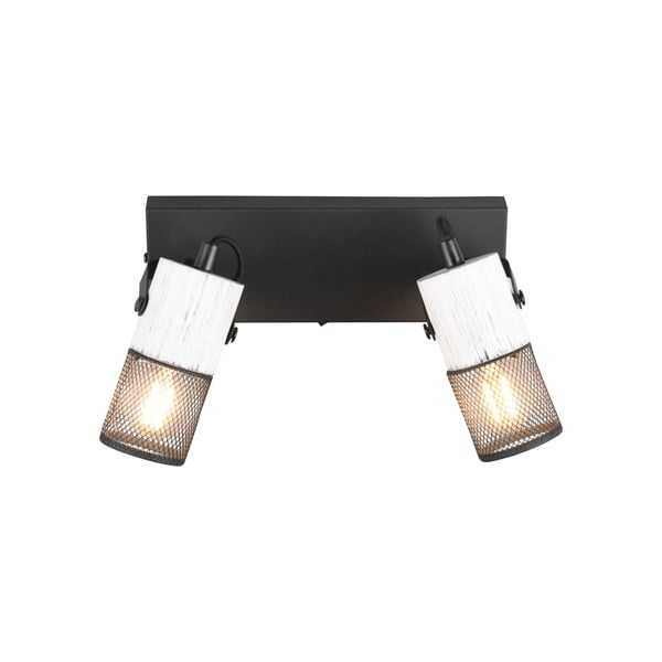 Crno-bijela zidna lampa ø 9 cm Tosh – Trio-image-2