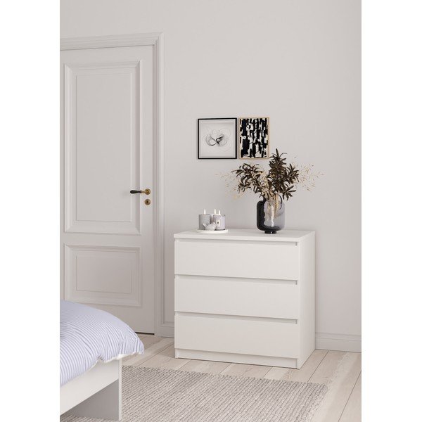 Bijela komoda 77x76x50 cm Naia – Tvilum-image-1