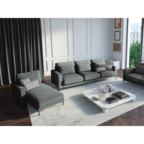 Siva ležaljka Interieurs 86 Seine, lijevi kut-image-1