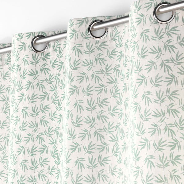 Bijela/zelena zavjesa 140x240 cm Maddy – douceur d'intérieur-image-1