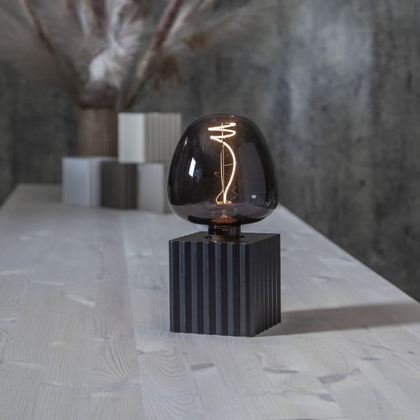 Crni stalak svjetiljke 10 cm Box – Star Trading-image-1