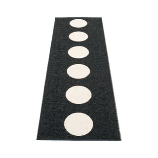 Crno-bijela unutarnja i vanjska staza 70x225 cm Vera Black – Pappelina