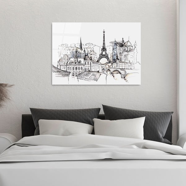 Staklena slika 70x100 cm Paris - Wallity-image-2