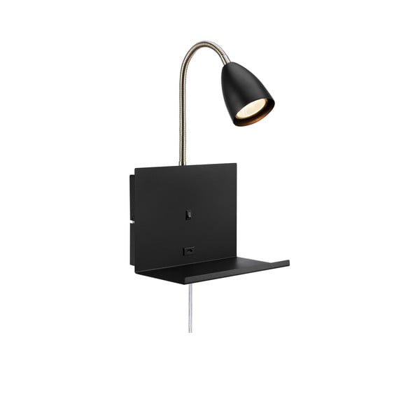 Crna zidna lampa Cuarto – Markslöjd