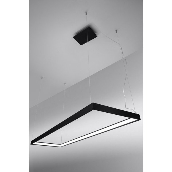 Crna metalna LED viseća svjetiljka TUULA – Thoro-image-1