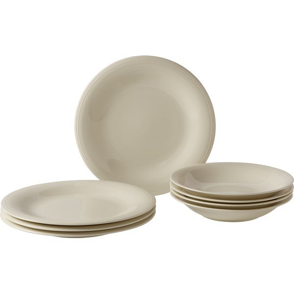 8-dijelni set krem porculanskih tanjura Villeroy & Boch Like Color Loop
