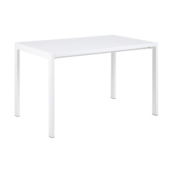 Bijeli sklopivi blagovaonski stol Actona Bristol, dužine 126 - 206 cm