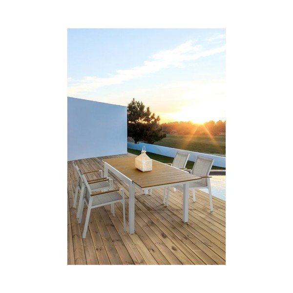 Bijela metalna vrtna stolica Heta   – Bizzotto-image-1