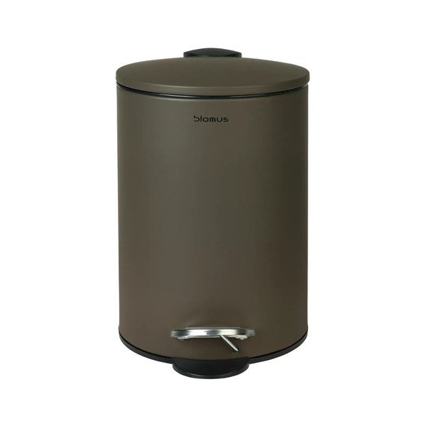 Tamno siva željezna kanta za smeće s pedalom 3 l Tubo – Blomus