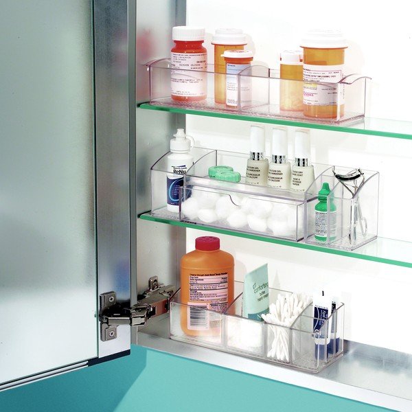 Prozirni organizator s ladicom iDesign Med +, dužine 30,5 cm-image-2