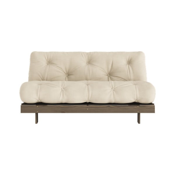 Bež/krem sklopiva sofa 160 cm Roots – Karup Design