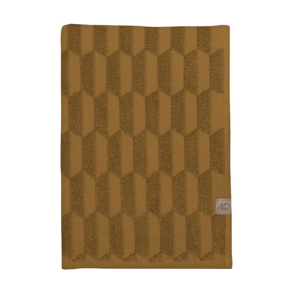 Oker žuti pamučni ručnici u setu od 2 kom 35x55 cm Geo - Mette Ditmer Denmark