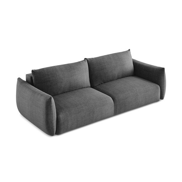 Tamno siva sklopiva sofa 230 cm Leila – Makamii-image-3