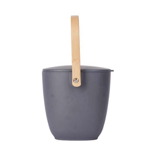 Tamno siva bambusova kanta za otpad koji se može kompostirati Kitchen Craft Natural Elements-image-3