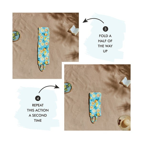 Zeleni ručnik za plažu 150x75 cm Summer Fruits - Catherine Lansfield-image-1