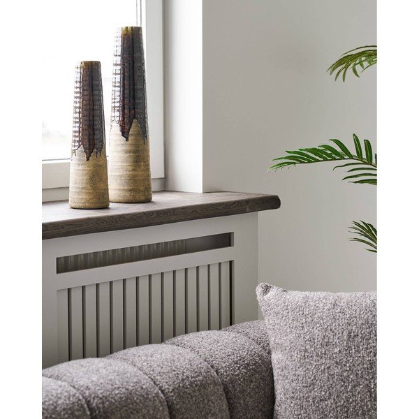 Smeđa keramička visoka vaza (visina 39 cm) – House Nordic-image-3