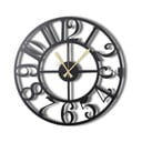 Metalni zidni sat The Old Times, ø 50 cm