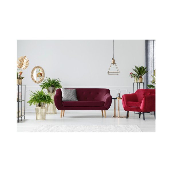 Vino crveni dvosjed Mazzini Sofas Amelie-image-2