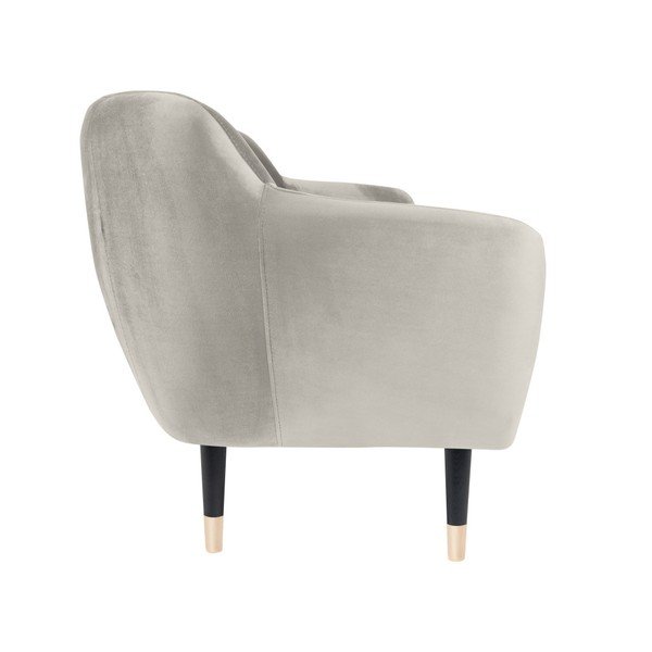 Krem kauč s crnim nogama Mazzini Sofas Amelie, 188 cm-image-3