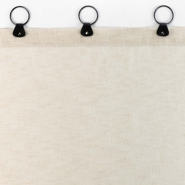Bež prozirna zavjesa 140x240 cm Linka – douceur d'intérieur-image-3