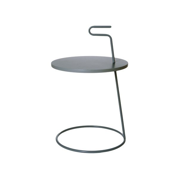 Poslužuje tamno sivi pomoćni stol