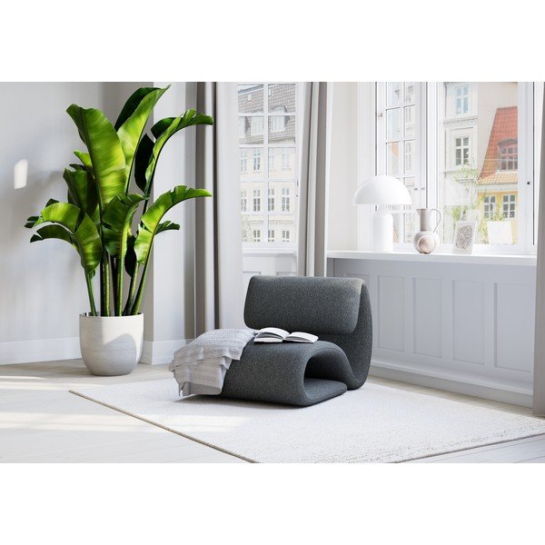 Tamnosiva fotelja DAN-FORM Denmark April-image-1