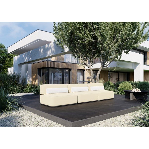 Bež vrtni modularni kauč 306 cm Straw – Sit Sit-image-3