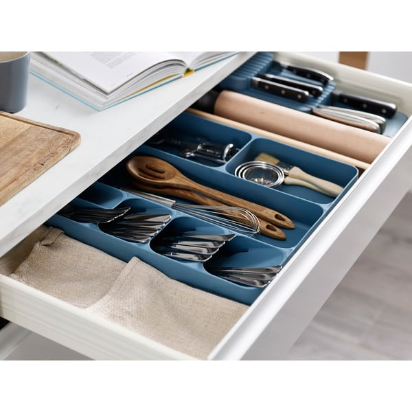 Plavi organizator kuhinjskih ladica Joseph Joseph DrawerStore Compact Sky-image-1