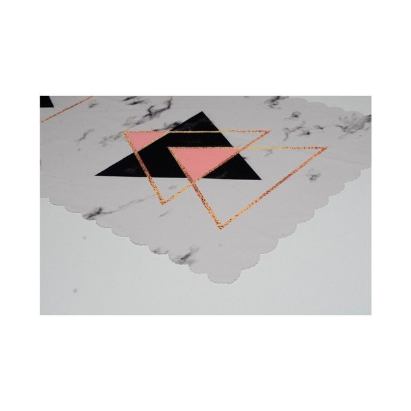 Minimalističke navlake za jastuke Mramorna staza od mikrovlakana, 45 x 145 cm-image-1