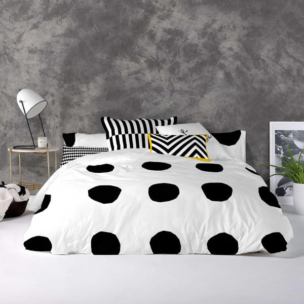 Pamučna navlaka za jorgan Dot Blanc, 140 x 200 cm-image-1