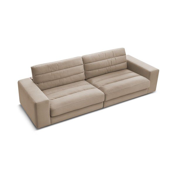 Smeđe-siva baršunasti sofa 276 cm Sierra – Bobochic Paris-image-3