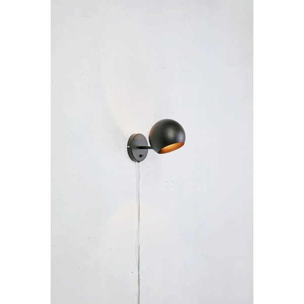 Crna/u brončanoj boji zidna lampa Edgar – Markslöjd-image-1