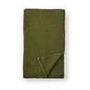 Zelena pamučna deka 150x200 cm Jaipur Chunky Waffle – Pineapple Elephant