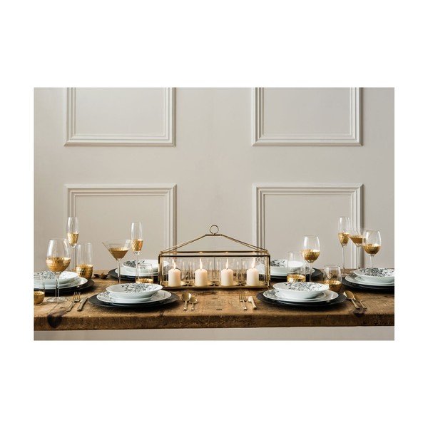 Set od 4 čaše za šampanjac od ručno puhanog stakla Premier Housewares Deco, 2,1 dl-image-2