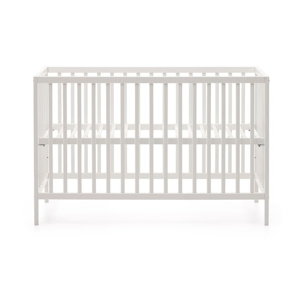 Bijeli dječji krevet od masivne bukve 60x120 cm Shantal – Kave Home-image-4